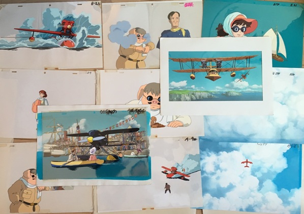 宮崎駿監督作品「紅の豚」などスタジオジブリ作品のセル画を出張買取 